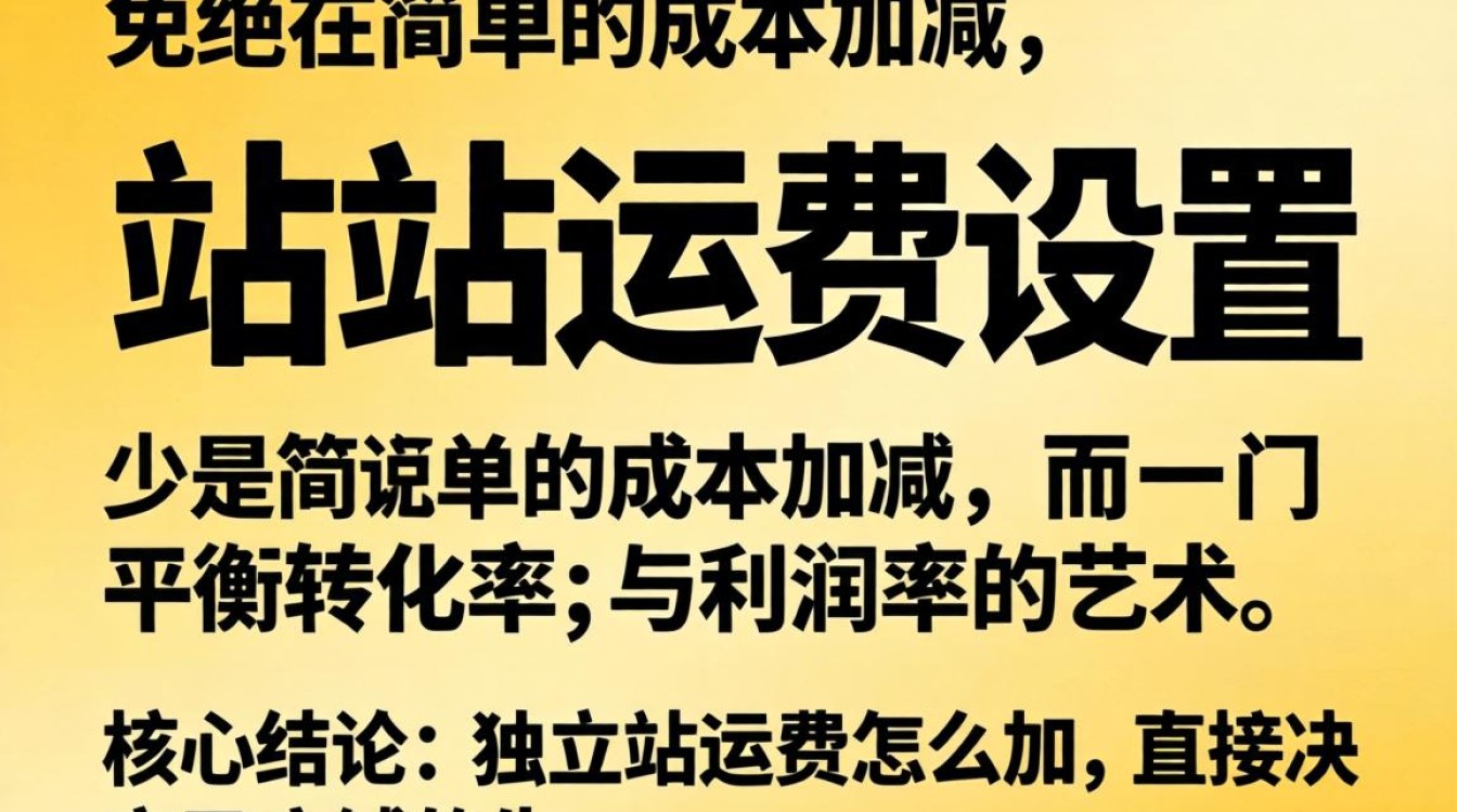 独立站如何设置运费模板