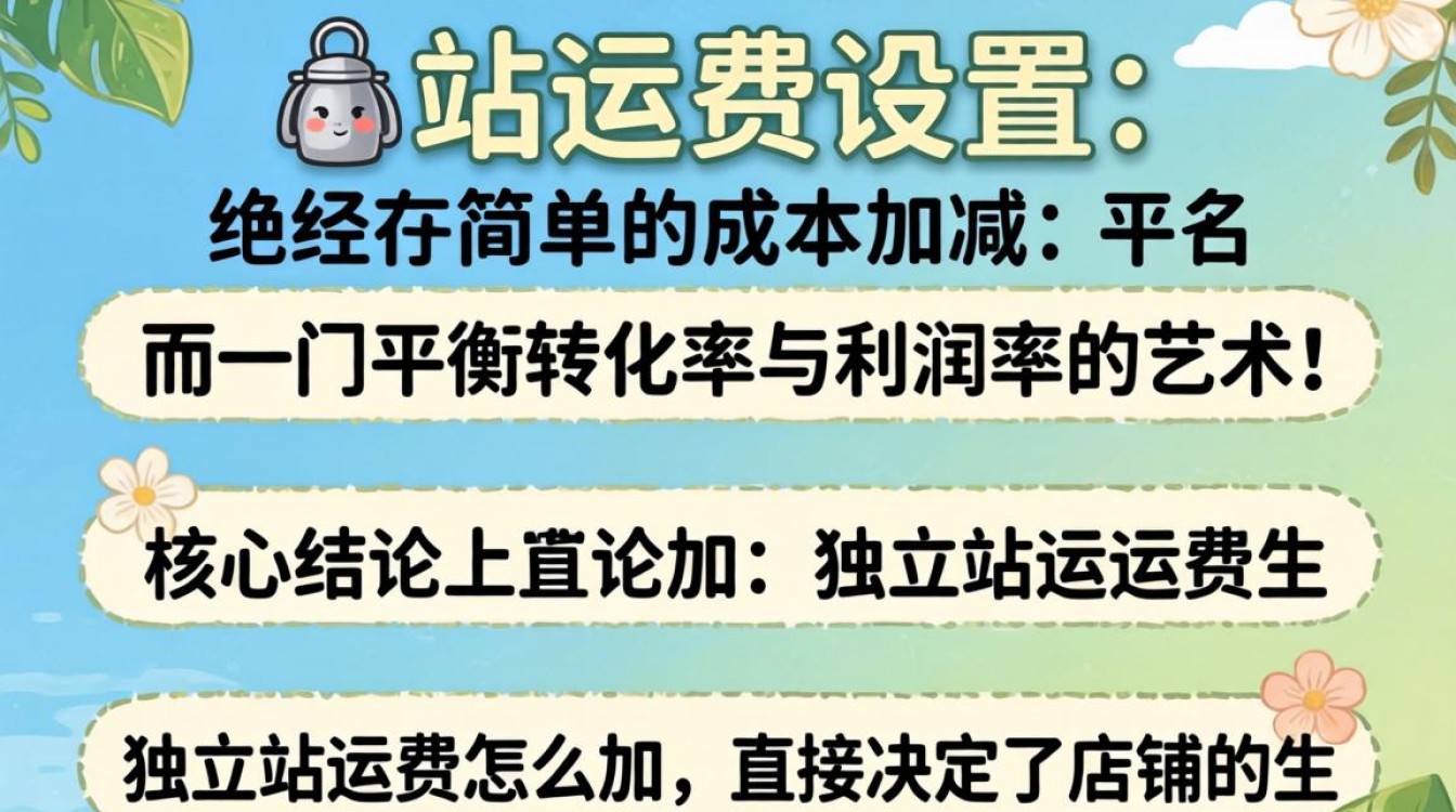 独立站如何设置运费模板