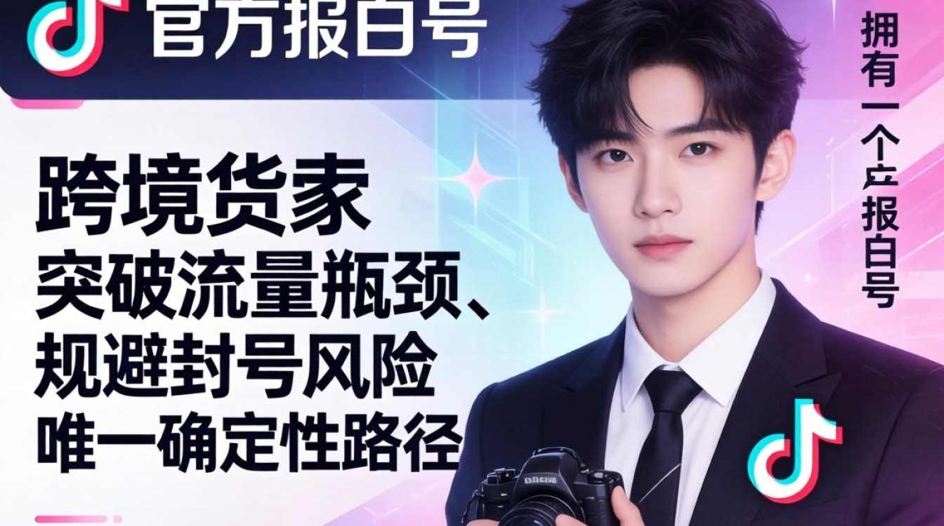 TikTok官方报白号怎么做