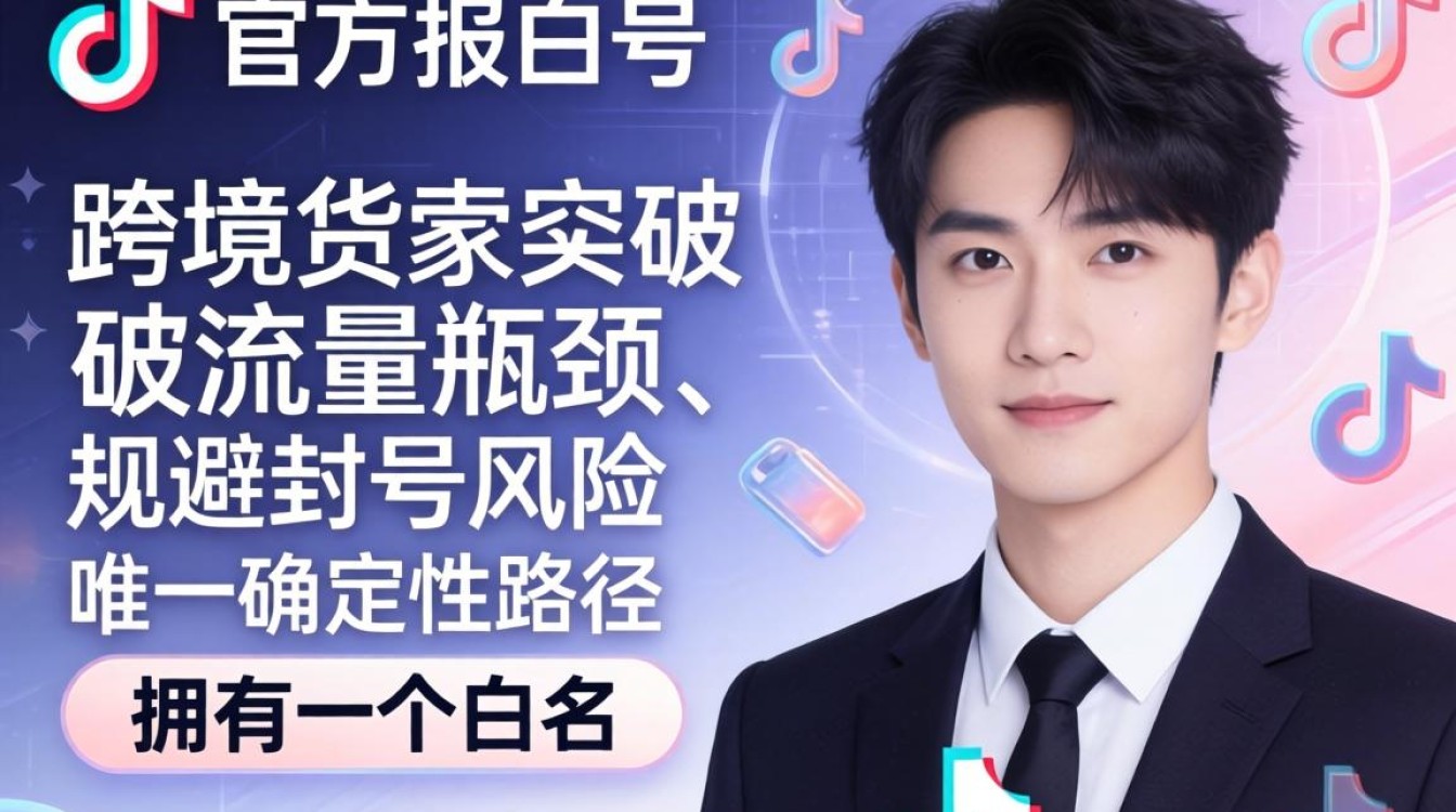 TikTok官方报白号怎么做