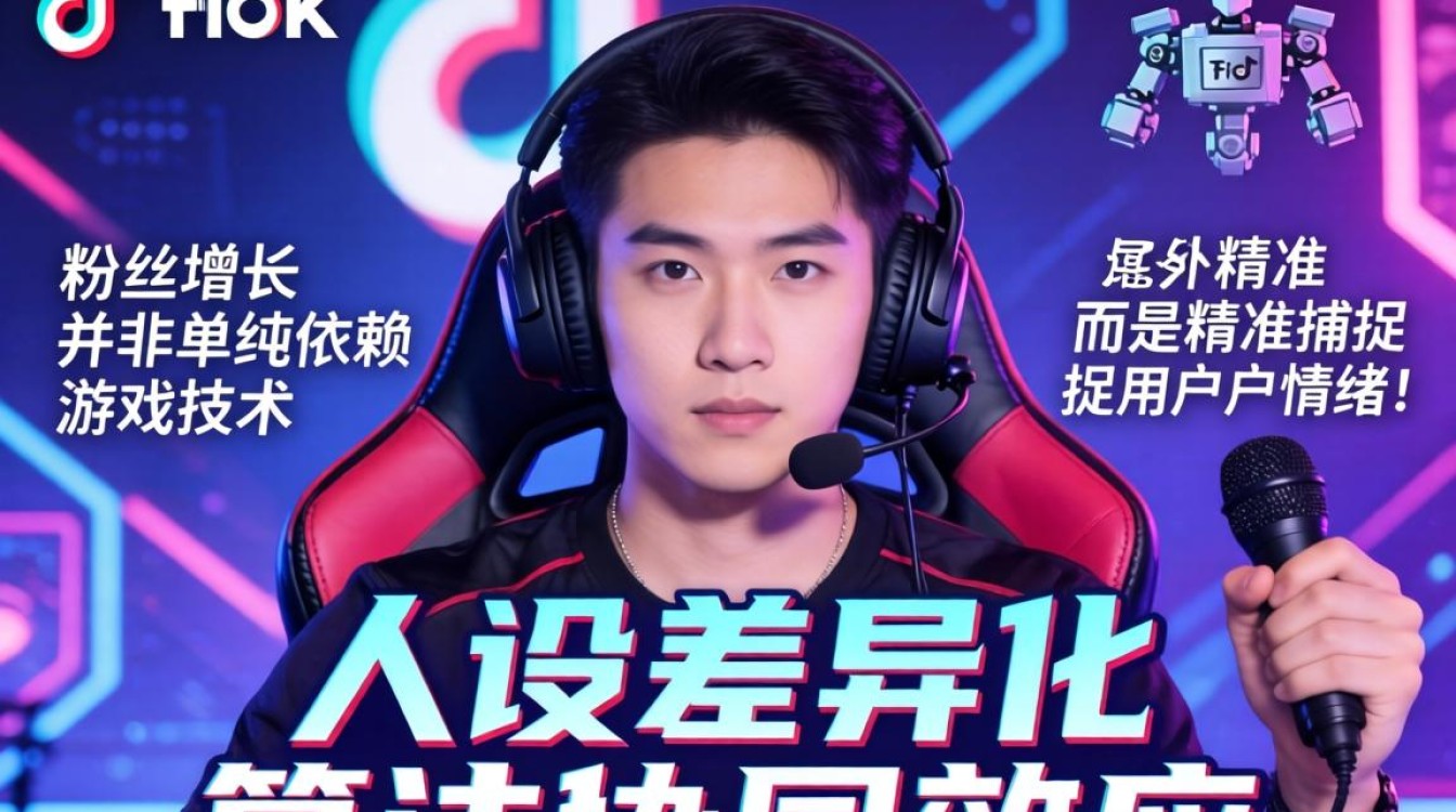 TikTok电竞主播如何快速涨粉