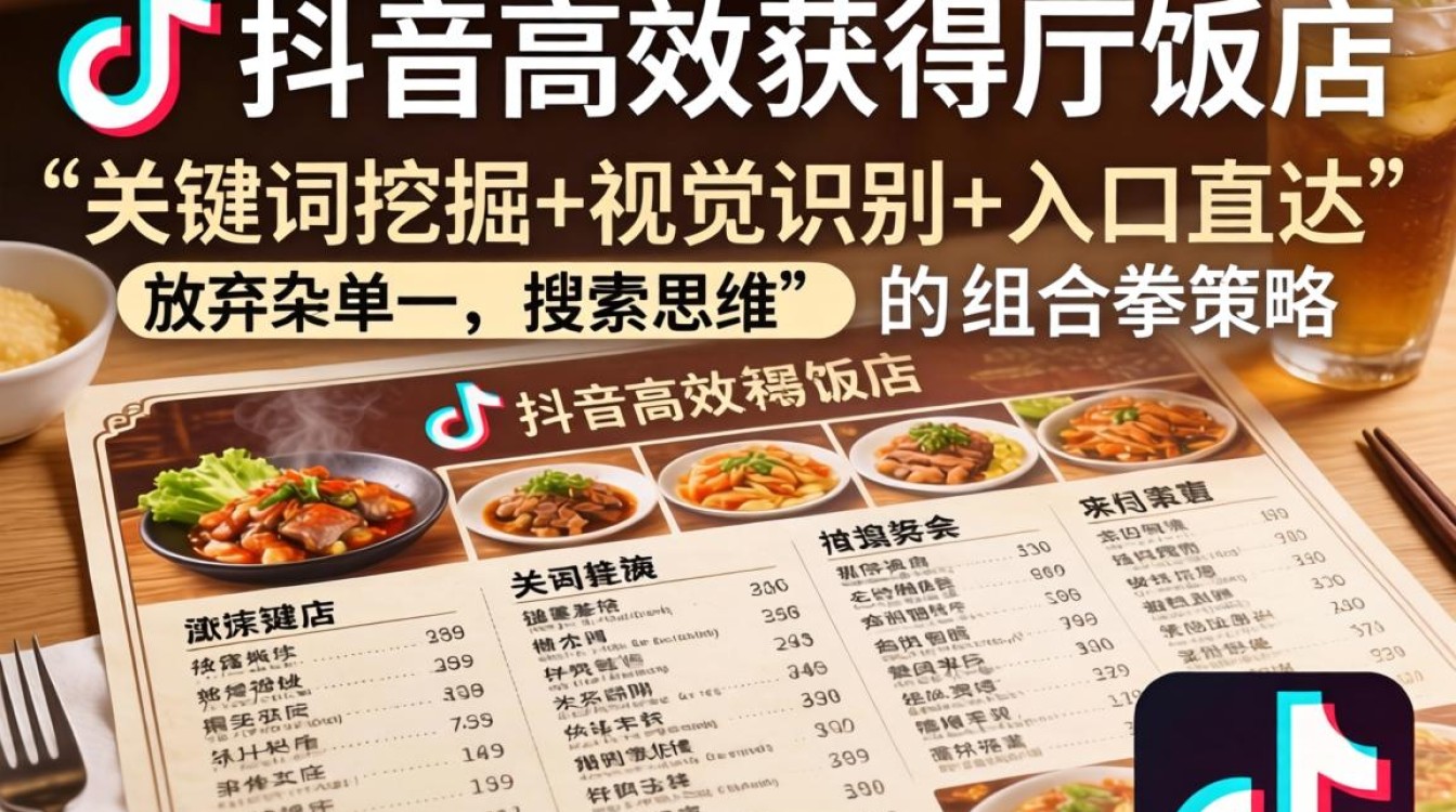 怎么找抖音里的饭店菜单?抖音怎么搜附近美食推荐 怎么找抖音里的饭店菜单