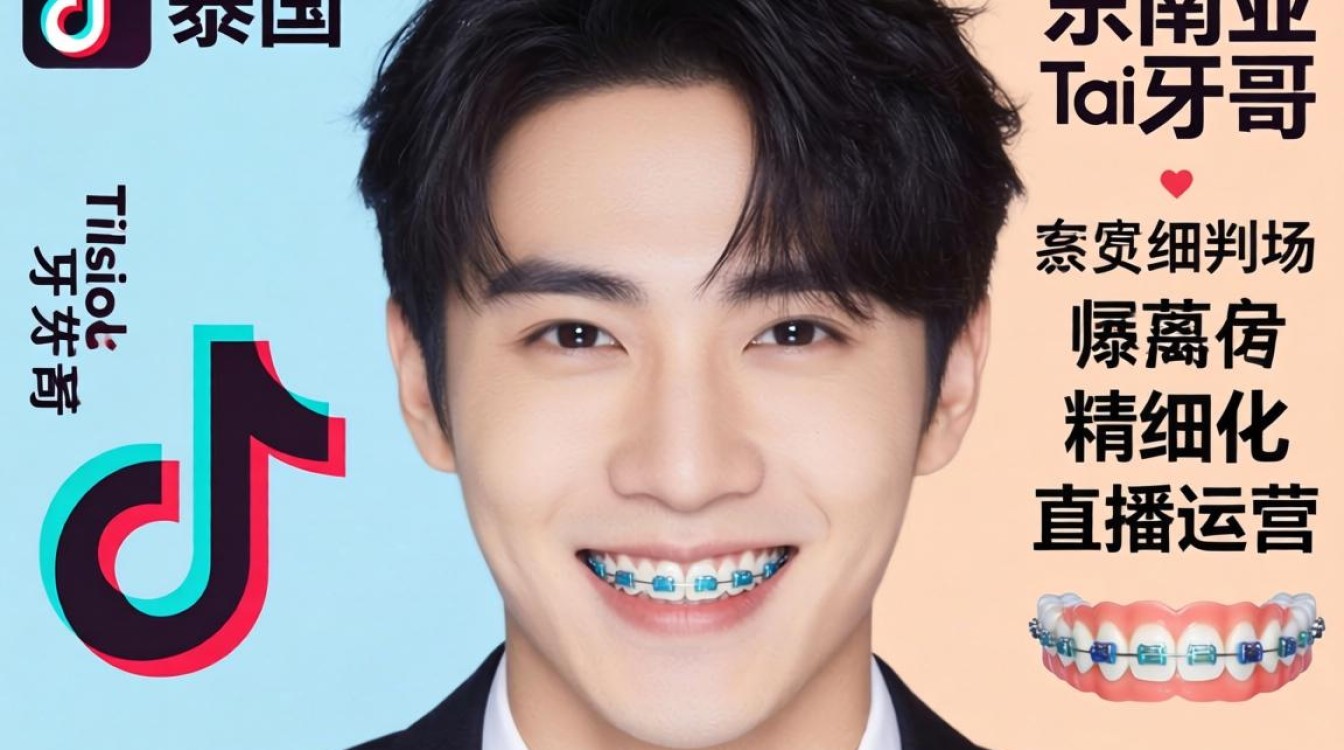 泰国tiktok牙套哥直播运营怎么做