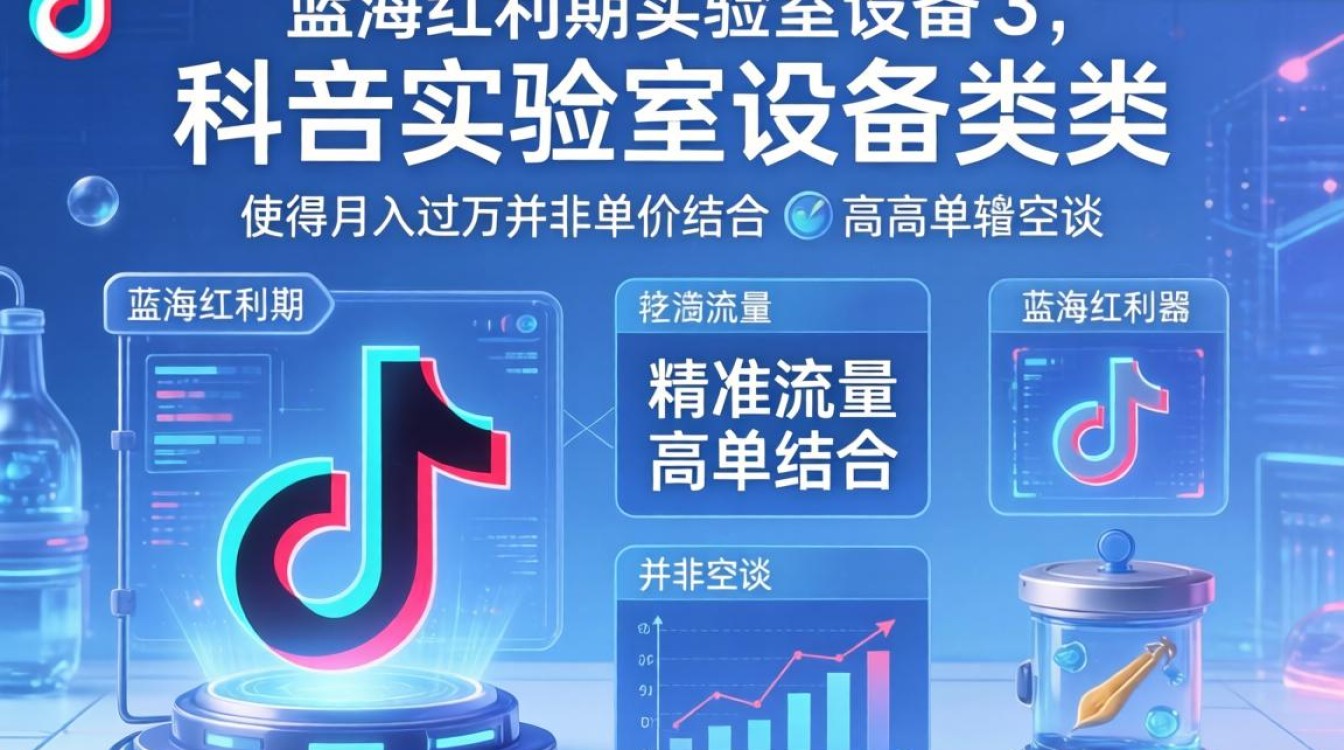 TikTok实验室设备如何变现
