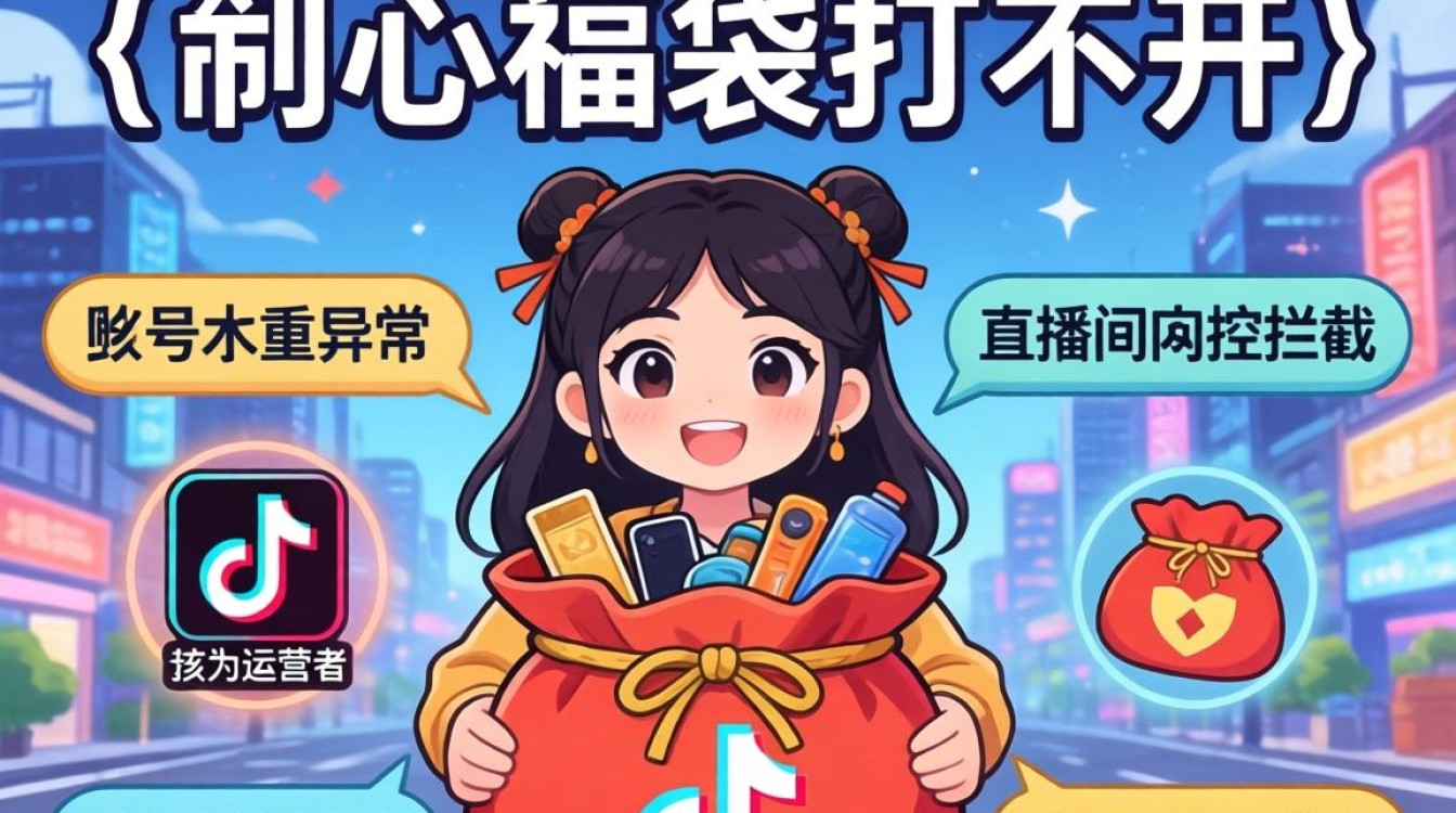 抖音福袋为什么打不开怎么办