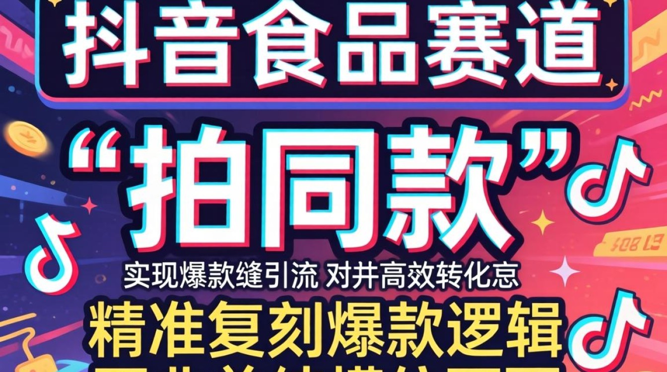 卖食品抖音怎么拍同款?抖音食品店铺如何运营推广 抖音食品店铺如何运营推广