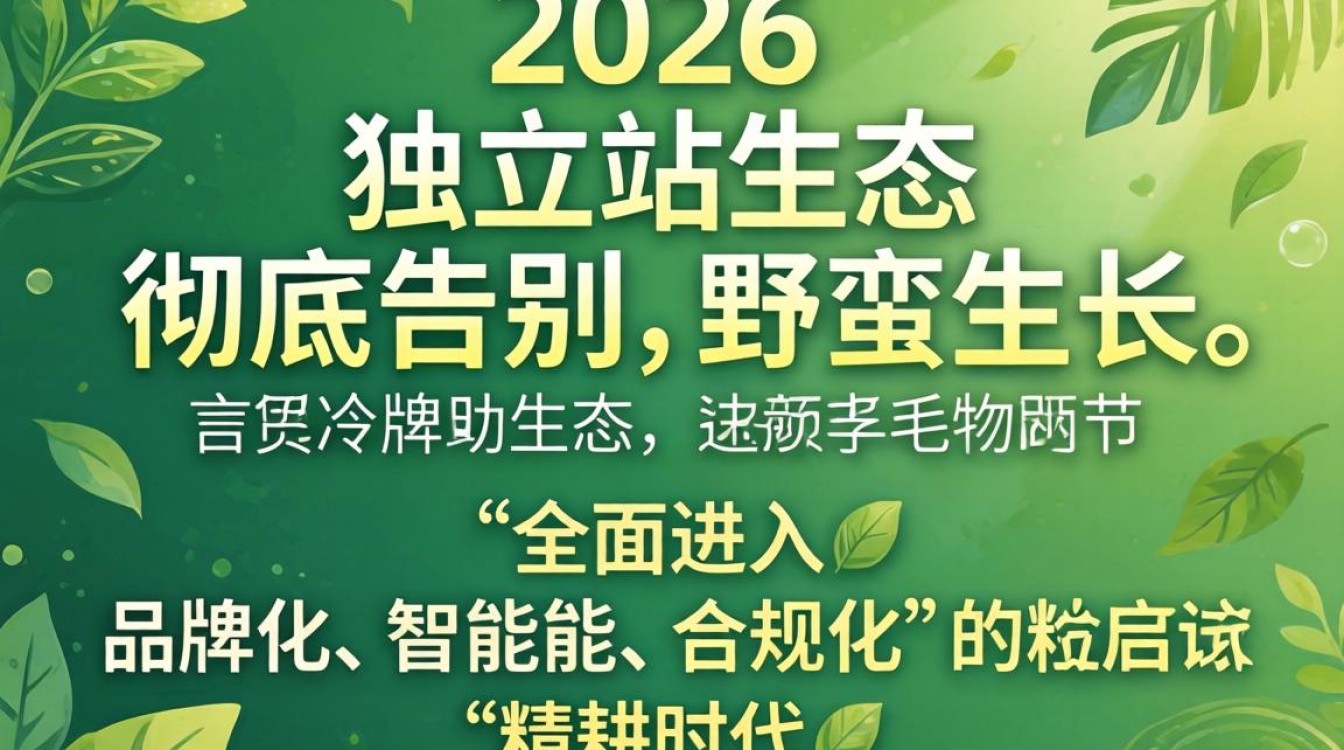 2026年独立站开店流程及趋势分析