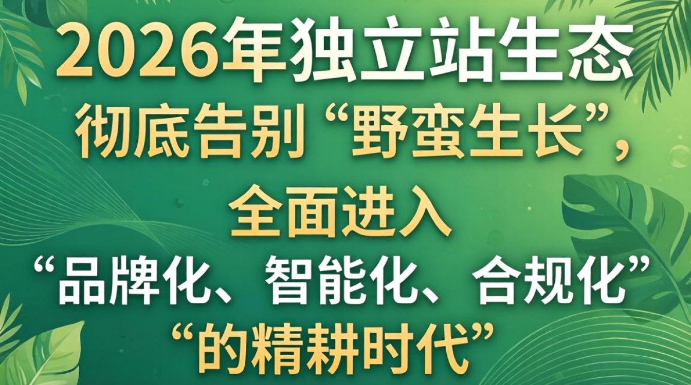 2026年独立站开店流程及趋势分析