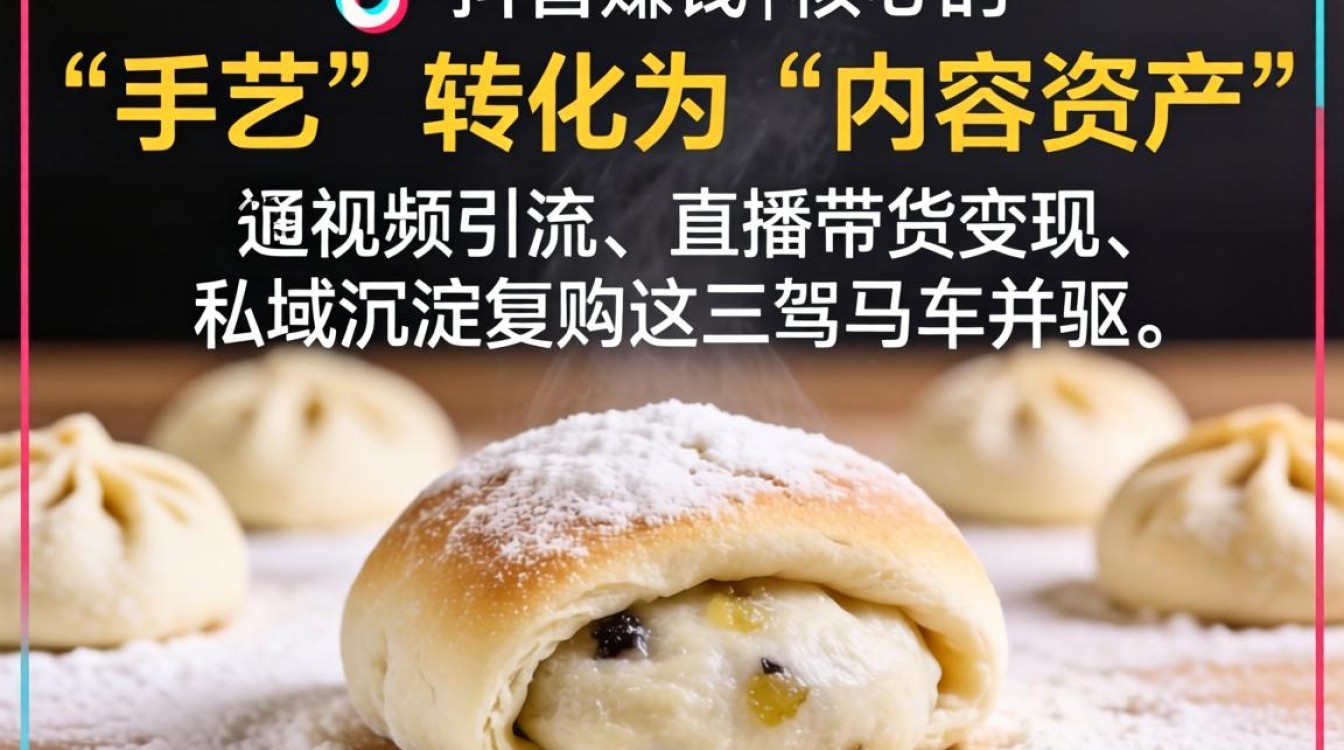 做面点怎么在抖音赚钱呢