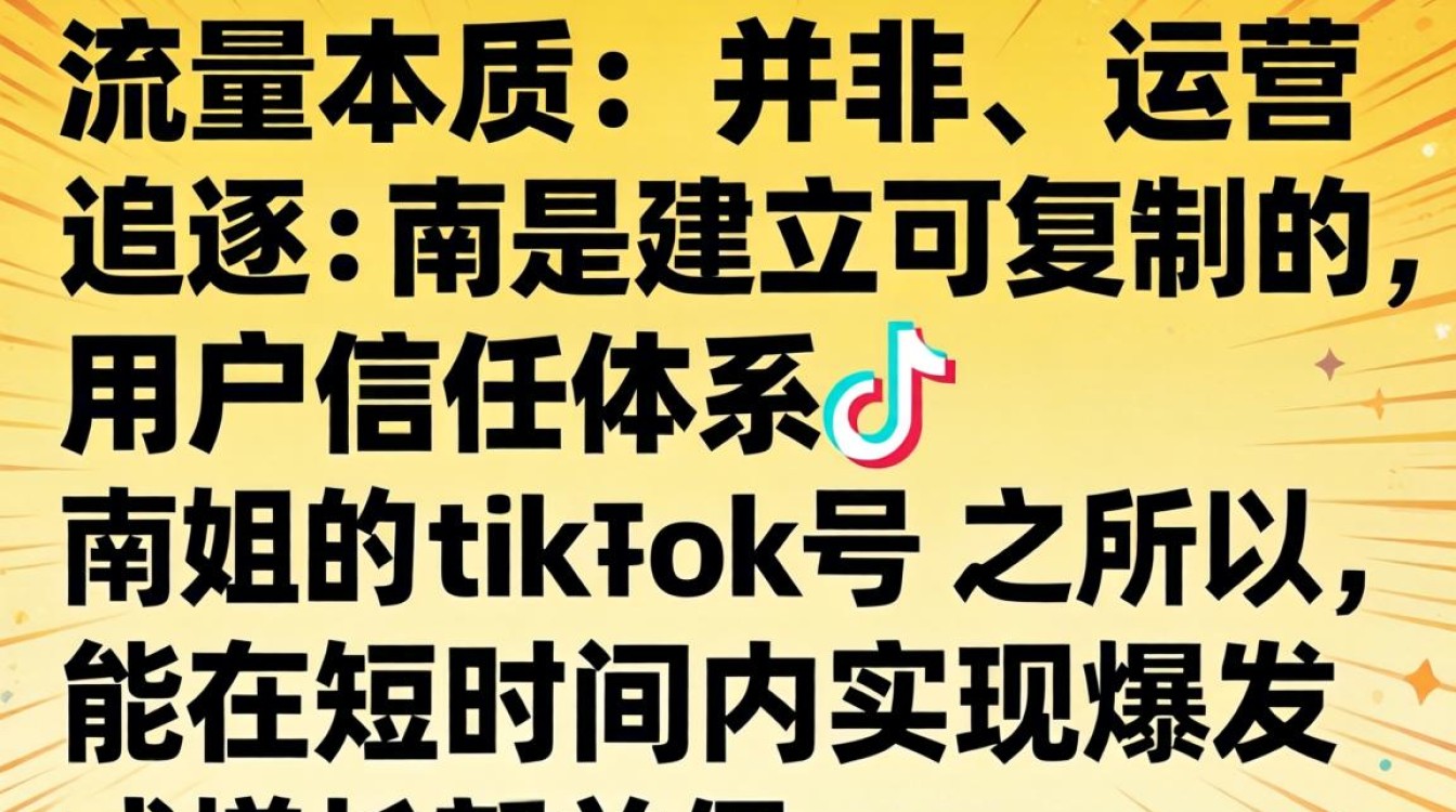 南姐的tiktok号创作方法论是什么?南姐tiktok运营技巧详解 南姐的tiktok号创作方法论是什么