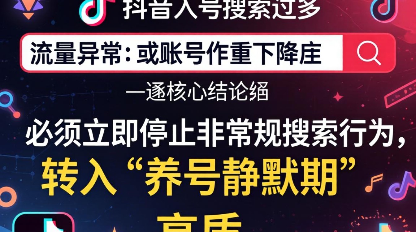 抖音账号搜索过多怎么办