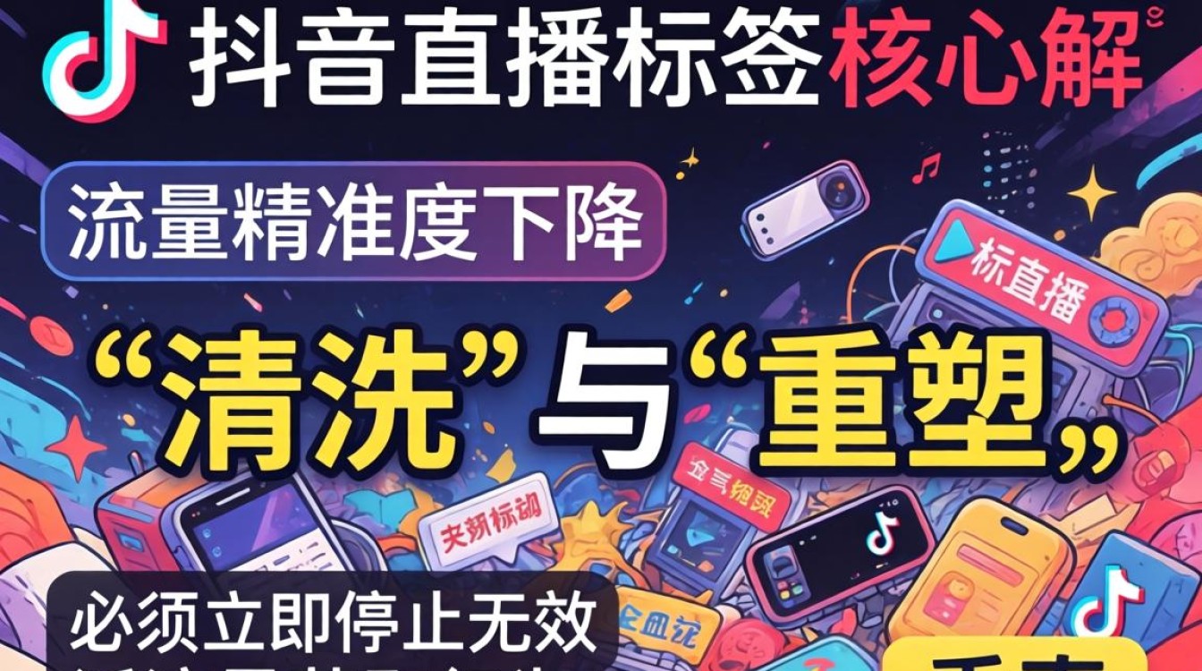 抖音直播标签混乱怎么办