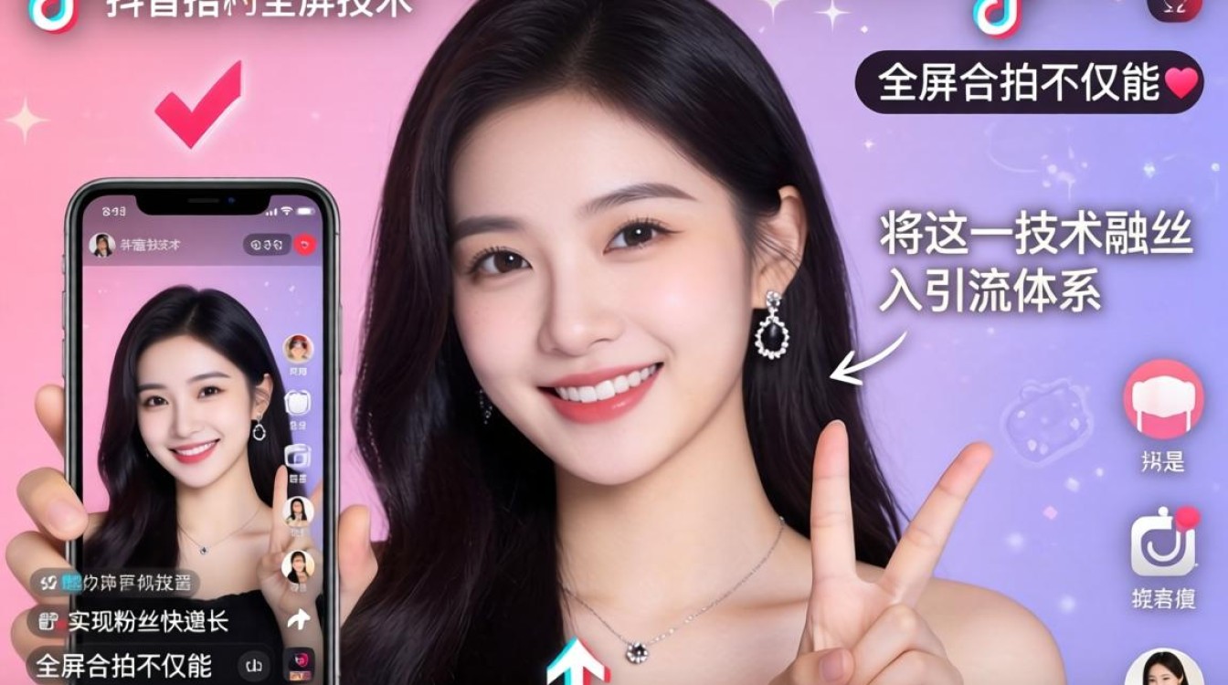 抖音合拍全屏教程怎么弄