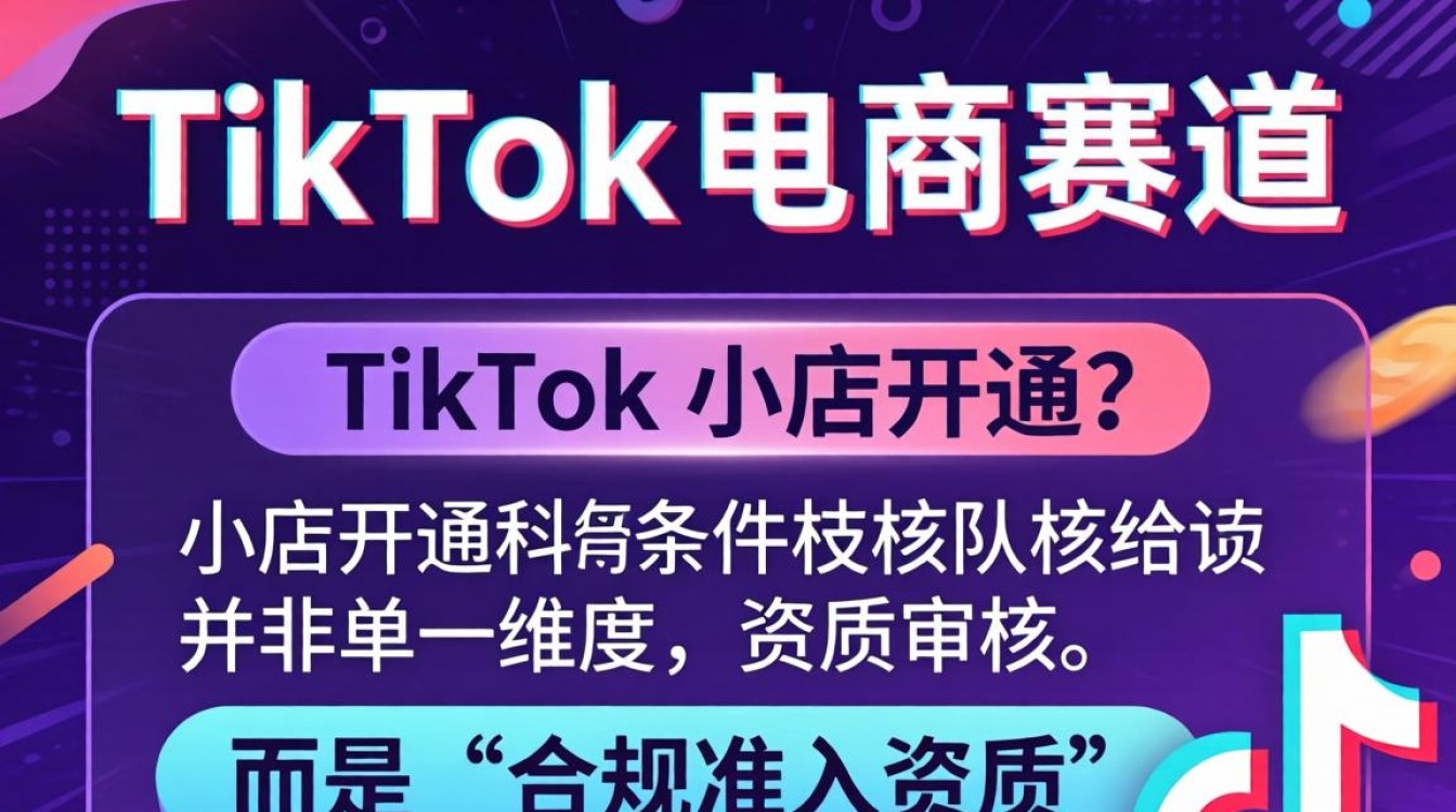 TikTok小店开通的条件有哪些