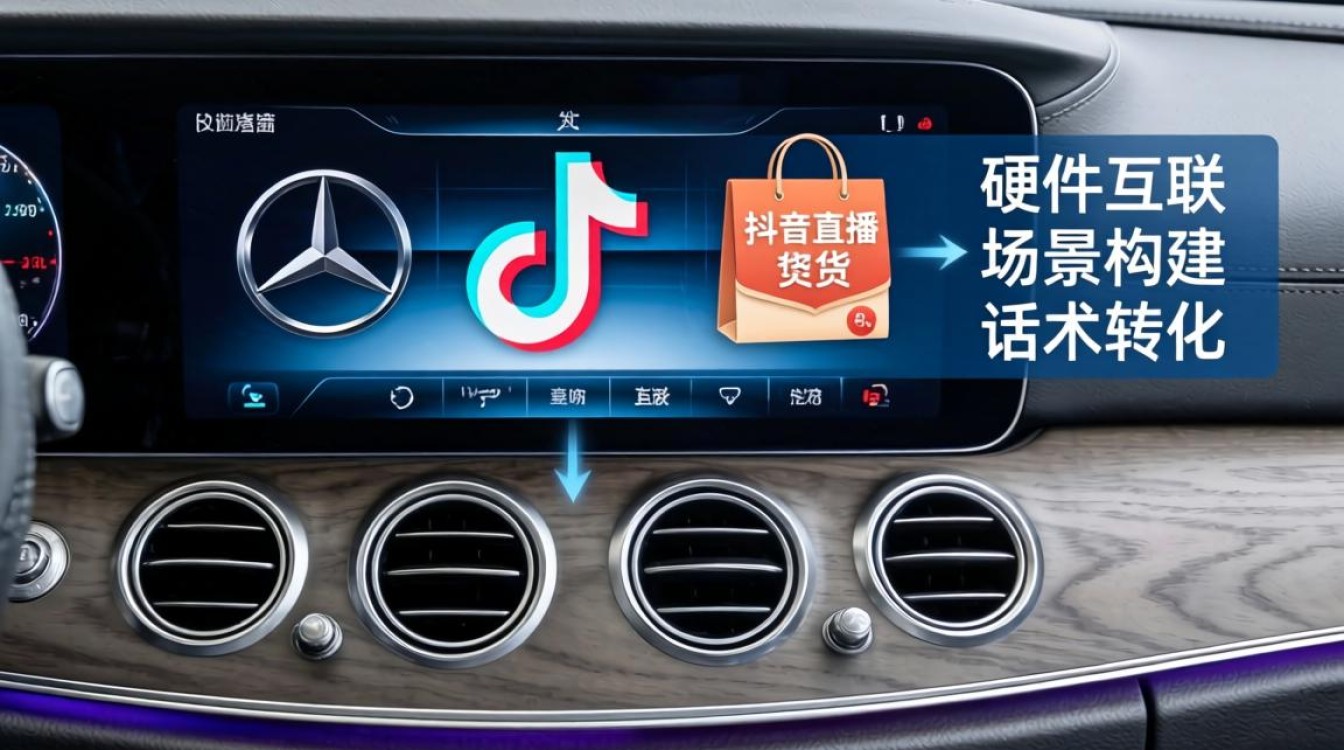 怎么在奔驰上刷抖音直播