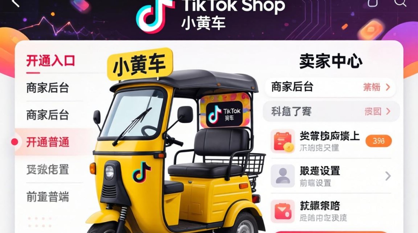 TikTok小黄车在哪开通