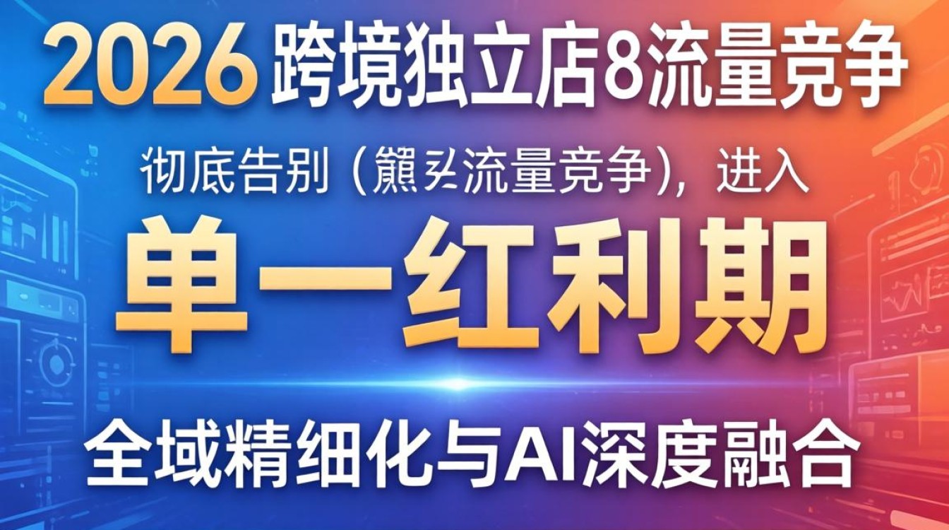 跨境独立站怎么引流?2026年引流趋势分析深度解读 2026年引流趋势分析深度解读