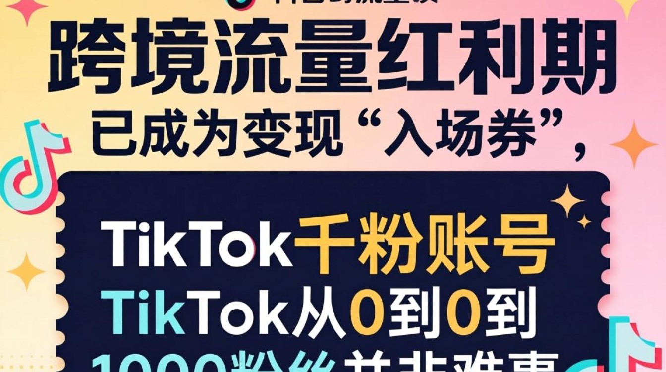 自媒体如何快速涨粉到1000?TikTok实战变现攻略详解 自媒体如何快速涨粉到1000