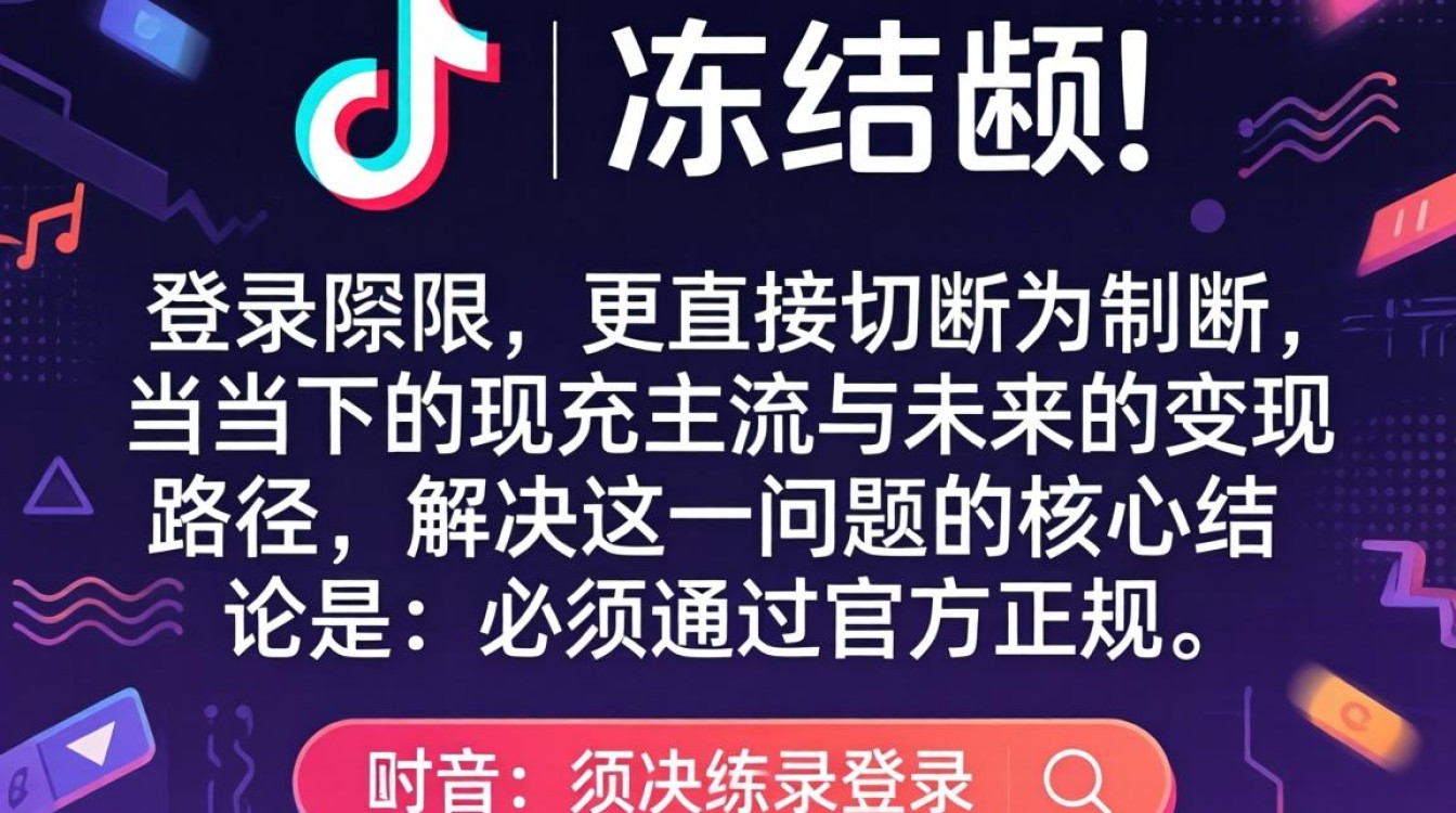 抖音账号显示冻结怎么办