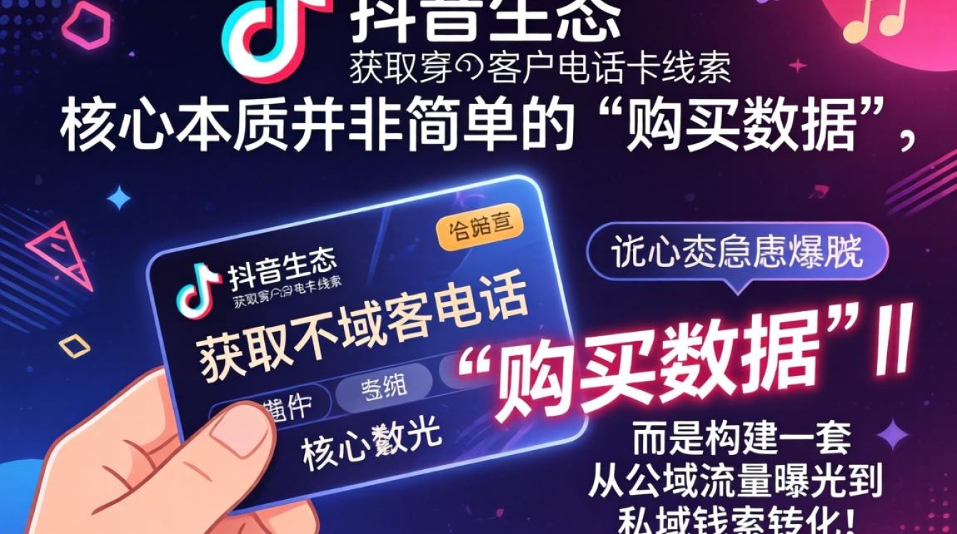 抖音怎么得到客户电话卡
