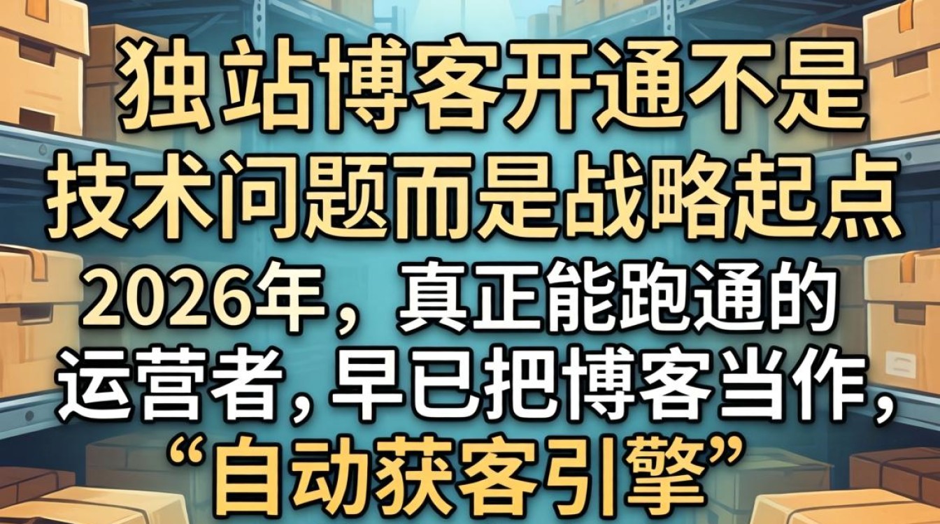 2026年独立站博客开通流程及官方推荐运营策略
