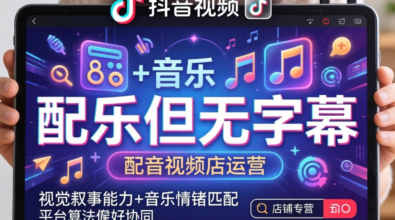 抖音配乐怎么加不显示字幕?店铺运营如何用无字幕配乐提升商品推广效果 店铺运营如何用无字幕配乐提升商品推广效果