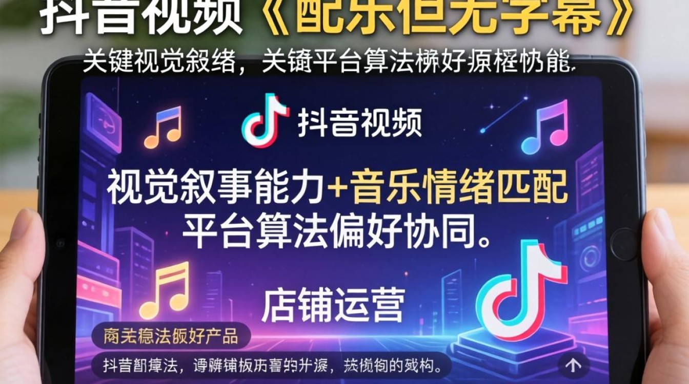 抖音配乐怎么加不显示字幕?店铺运营如何用无字幕配乐提升商品推广效果 店铺运营如何用无字幕配乐提升商品推广效果