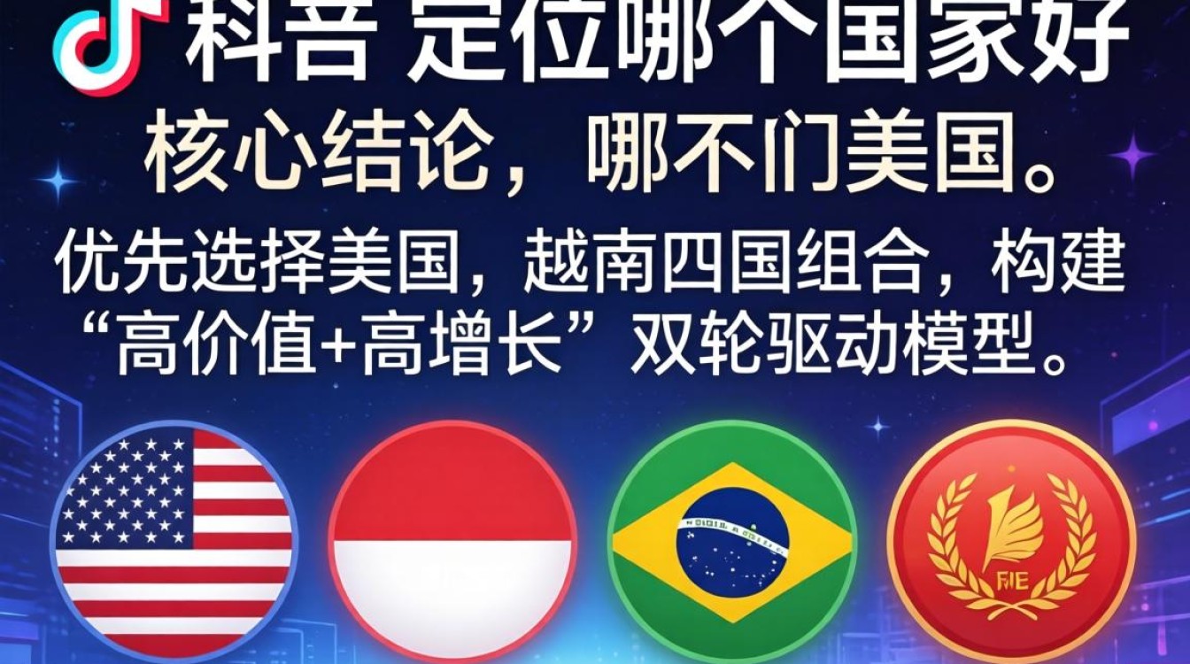 TikTok定位哪个国家好?TikTok全球化运营选哪个国家最赚钱 TikTok全球化运营选哪个国家最赚钱