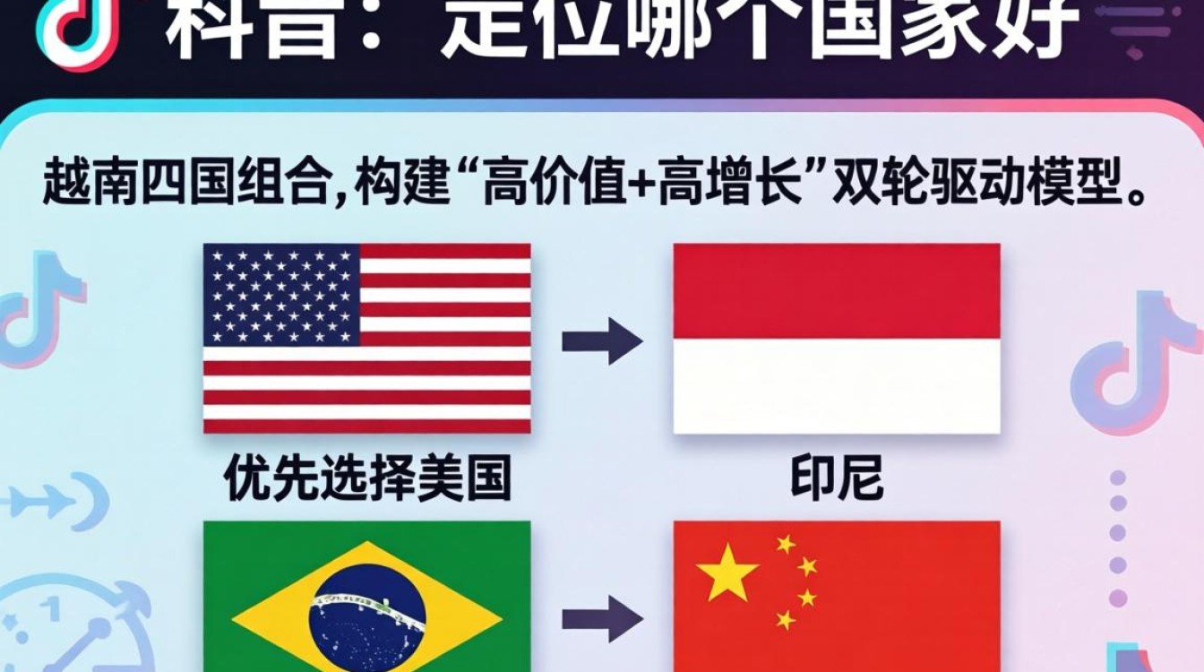 TikTok定位哪个国家好?TikTok全球化运营选哪个国家最赚钱 TikTok全球化运营选哪个国家最赚钱