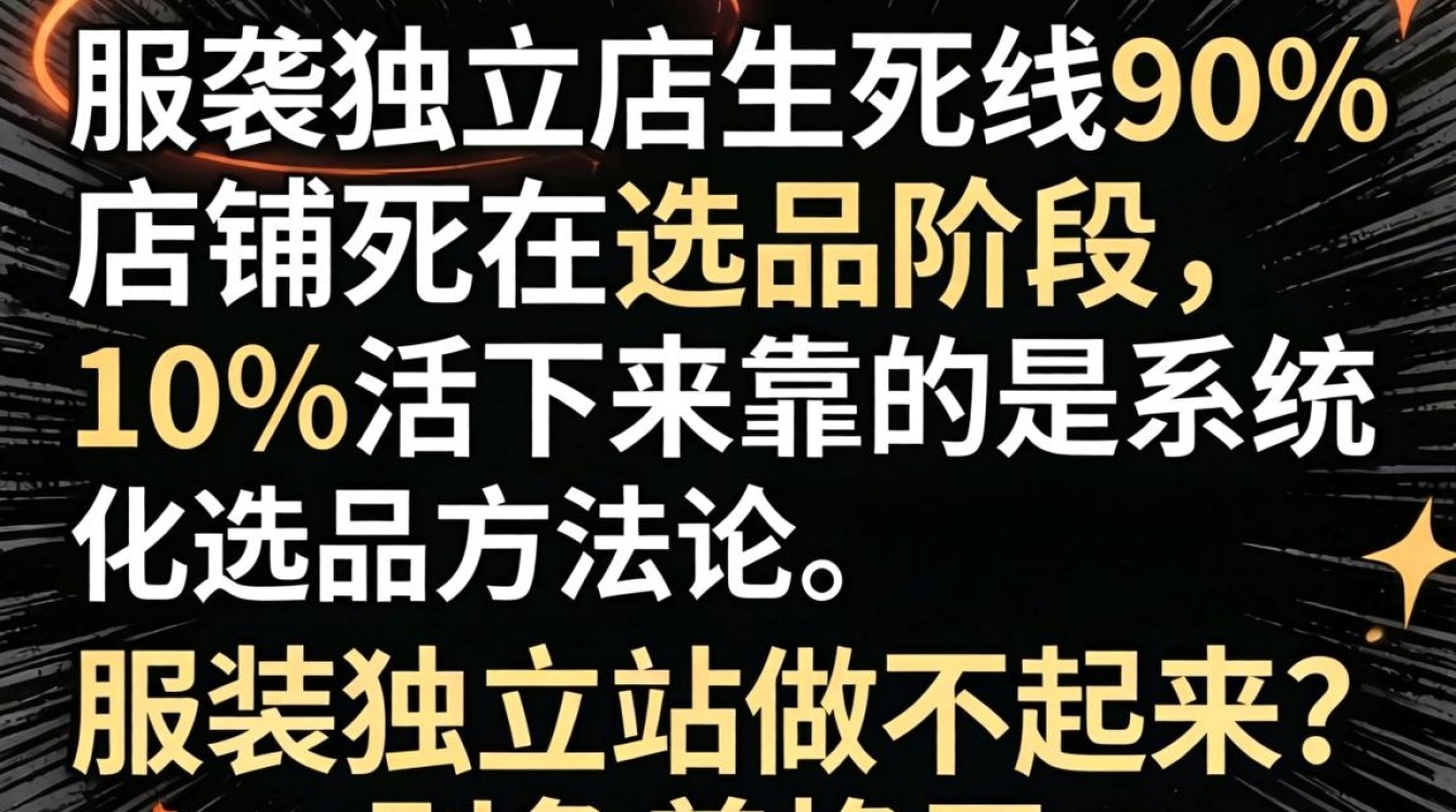 服装独立站选品技巧与避坑指南