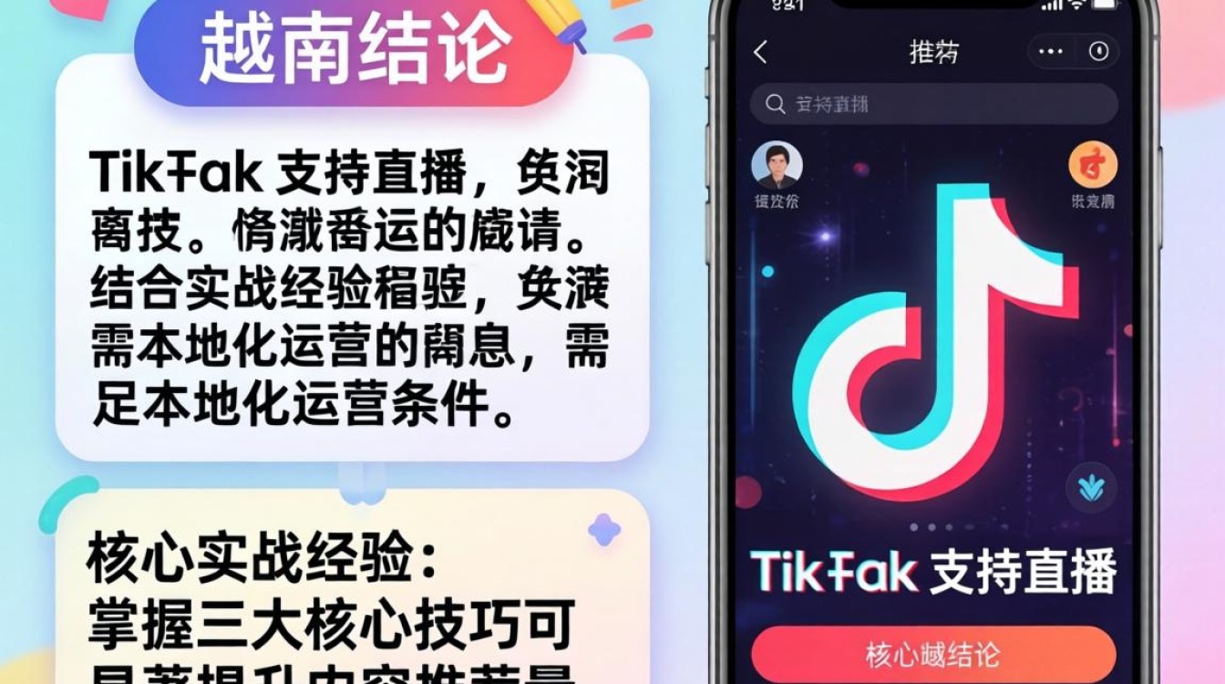 越南TikTok能直播吗?越南TikTok直播运营技巧如何获取推荐 越南TikTok直播运营技巧如何获取推荐
