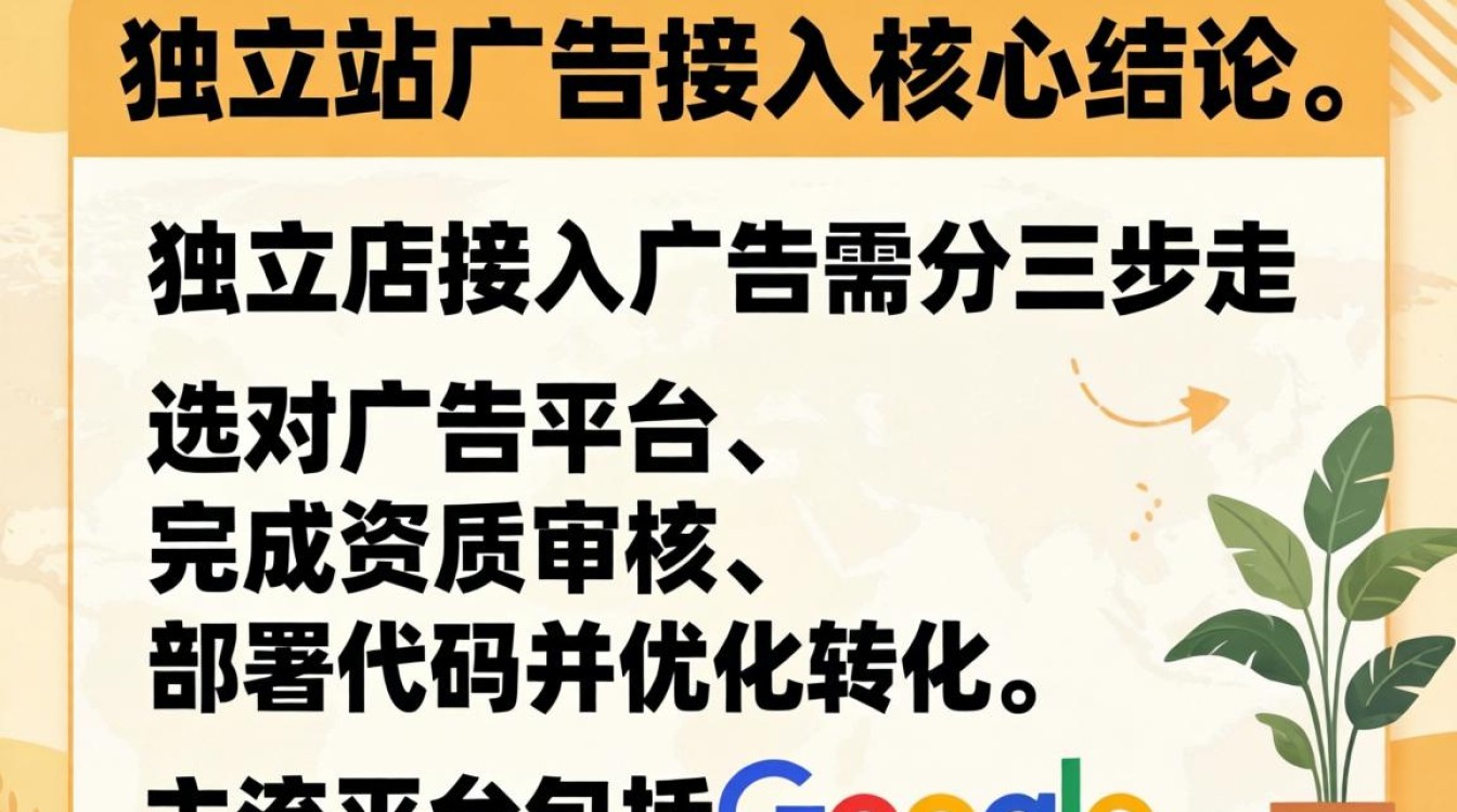 独立站怎么接入广告并完成注册