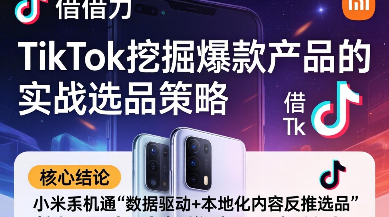 小米手机如何用TikTok选品策略挖掘爆款产品