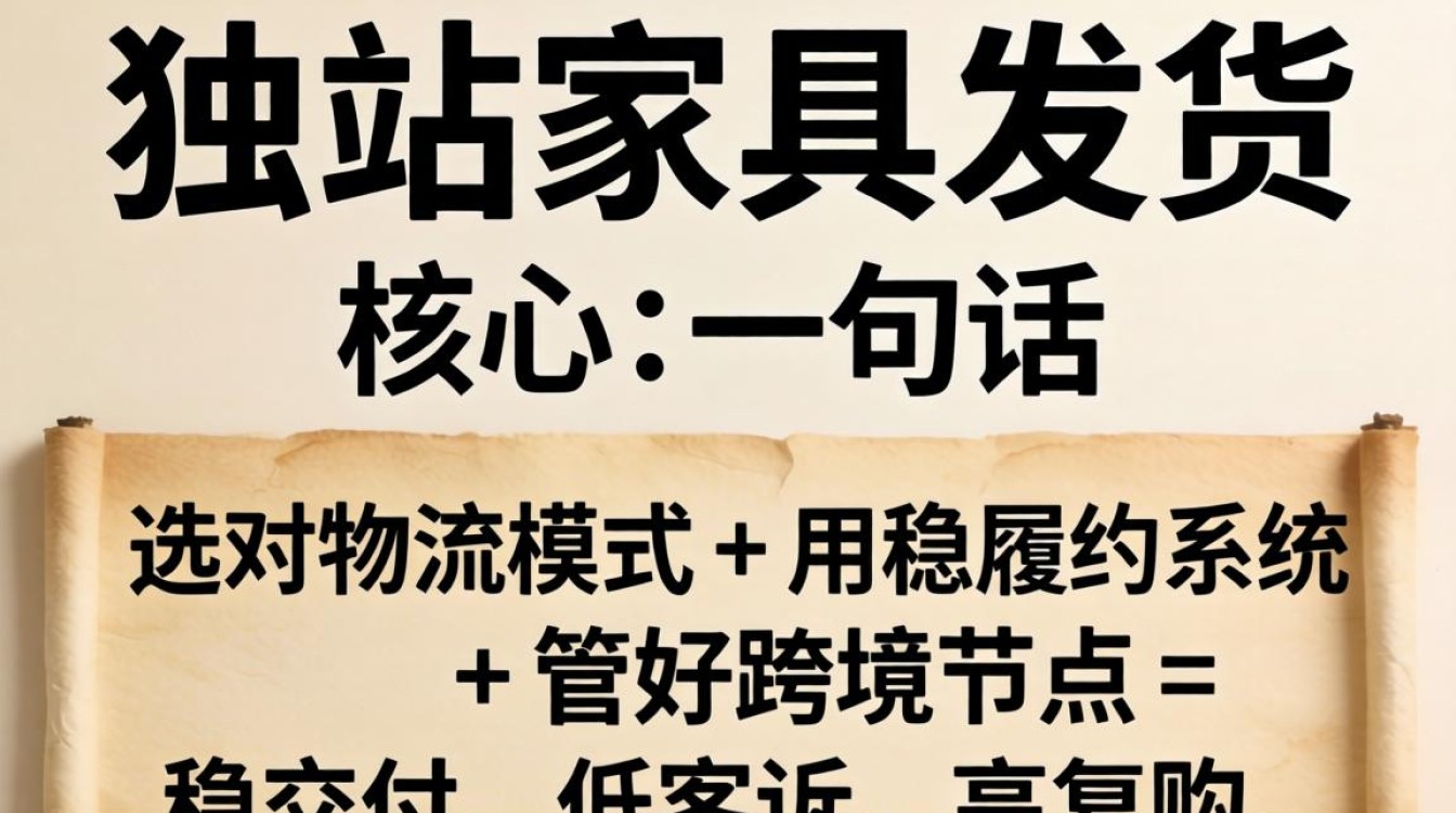 独立站家具出口发货流程及实操技巧