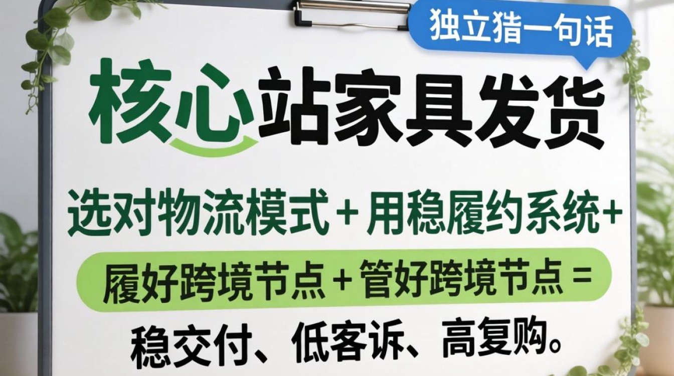 独立站家具出口发货流程及实操技巧