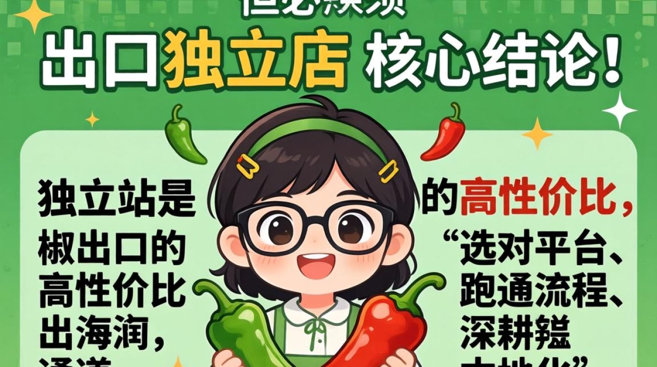 辣椒出口独立站全流程与避坑指南