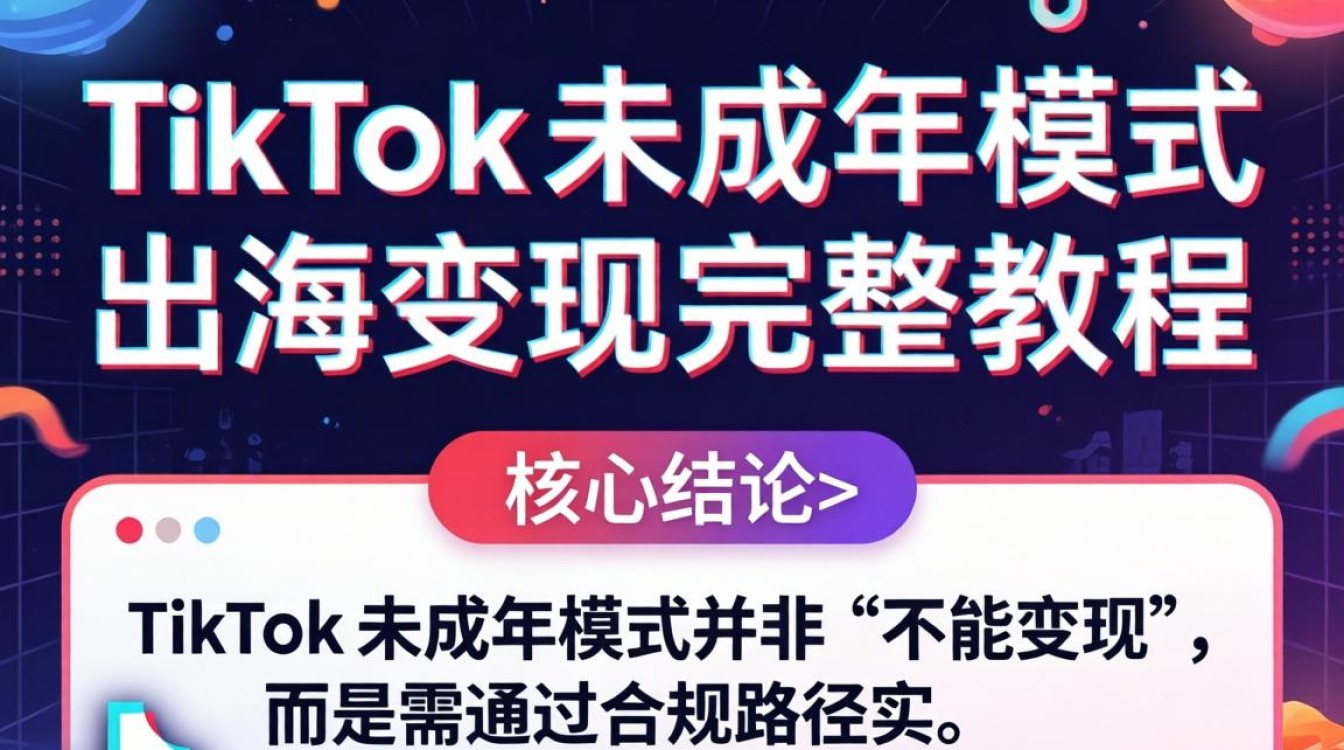TikTok未成年人出海赚钱全流程指南