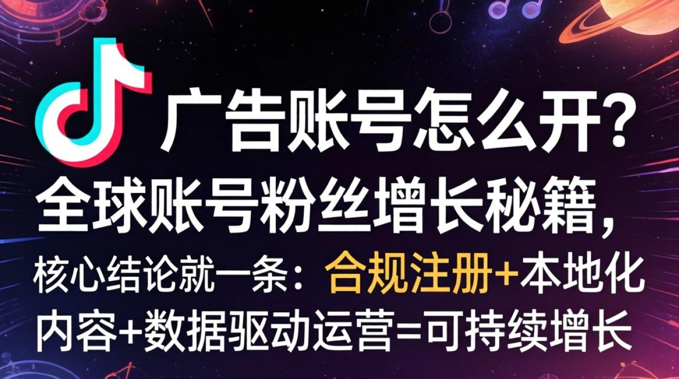 TikTok广告账号怎么开