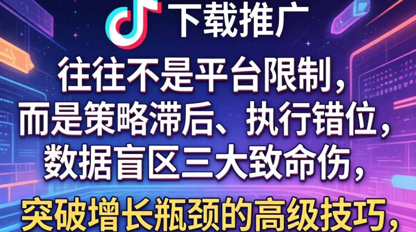 抖音下载推广怎么做不了?突破增长瓶颈的高级技巧 抖音下载推广怎么做不了