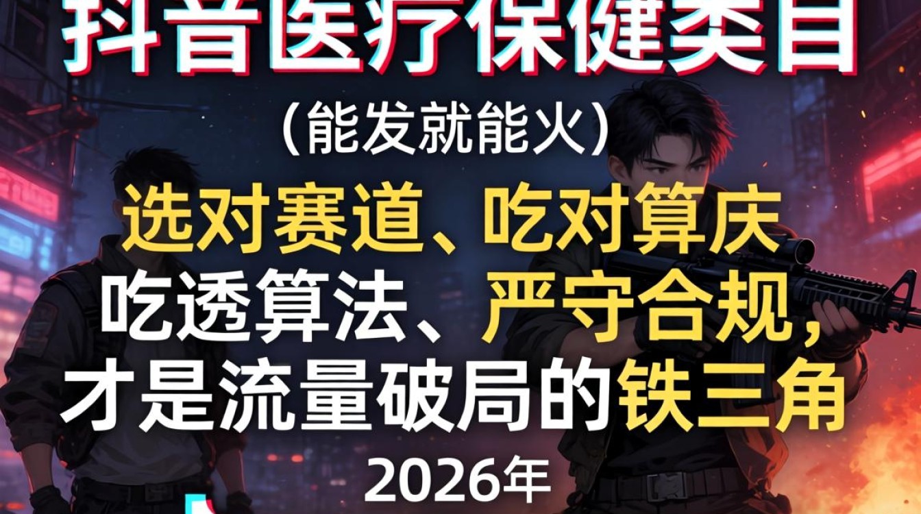 抖音医疗保健类目怎么选?如何用算法分析提升流量 抖音医疗保健类目怎么选