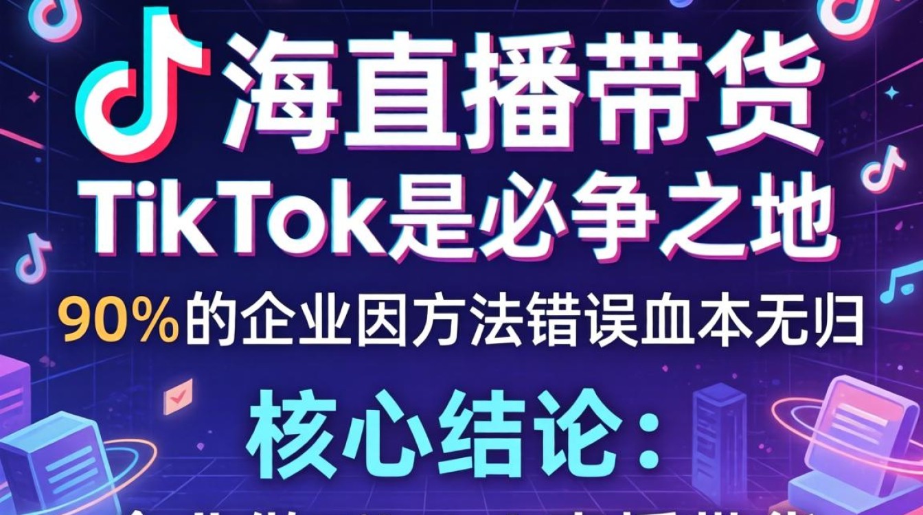 抖音企业怎么做TikTok直播带货