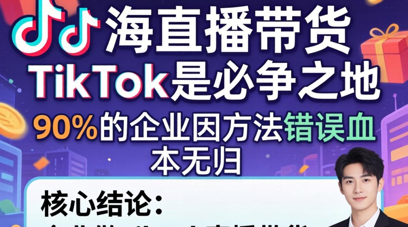 抖音企业怎么做TikTok直播带货