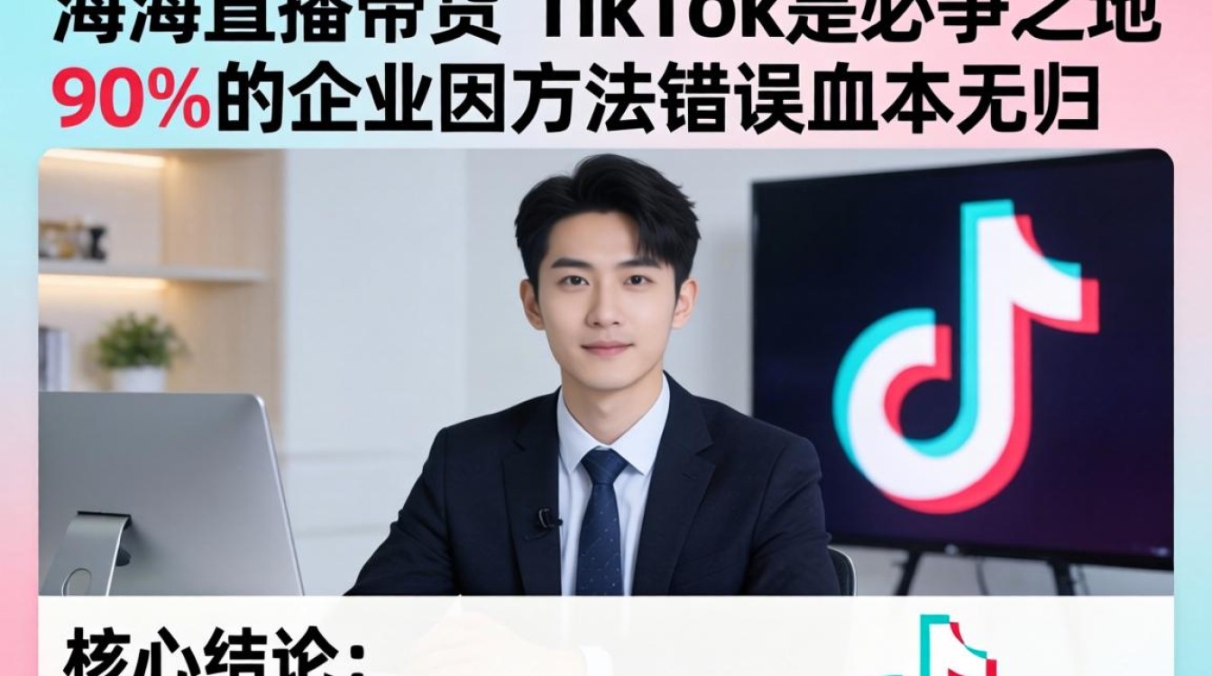 抖音企业怎么做TikTok直播带货