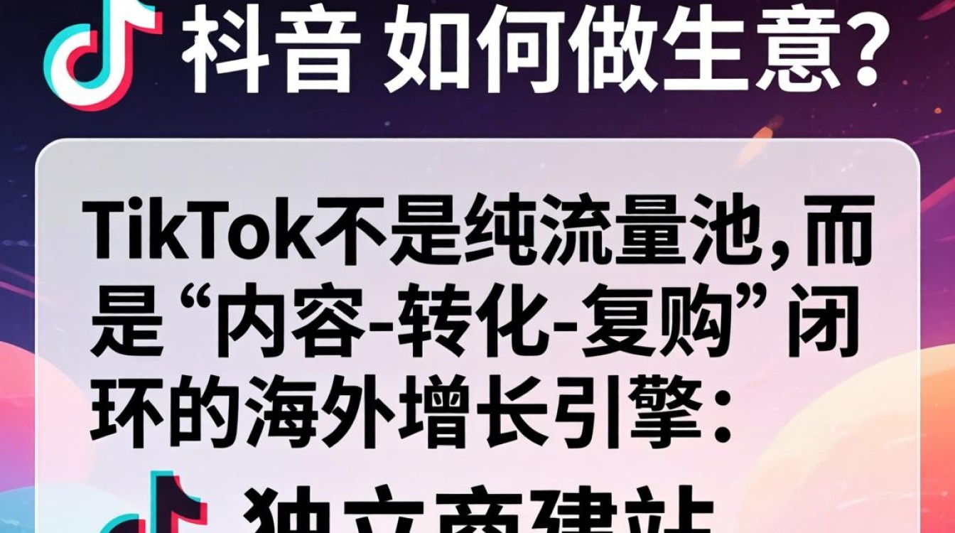 TikTok如何做生意?TikTok海外电商建站独立站运营指南 TikTok海外电商建站独立站运营指南