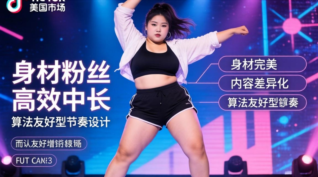 TikTok美国微胖美女如何快速涨粉