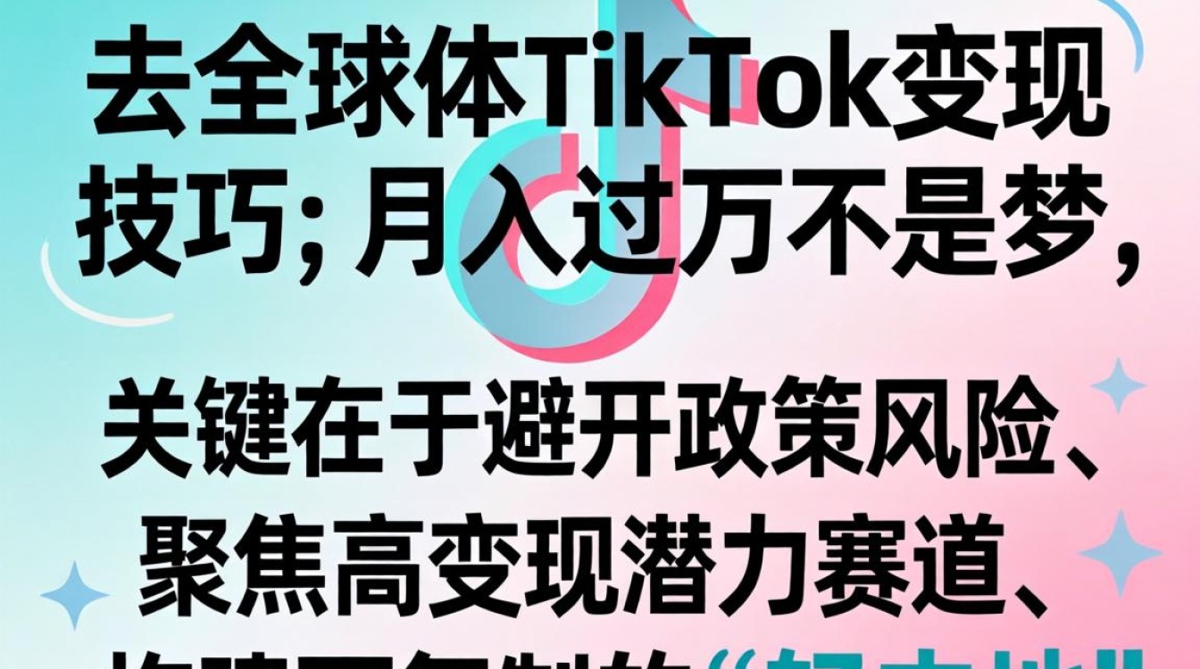 TikTok去全球化变现技巧月入过万
