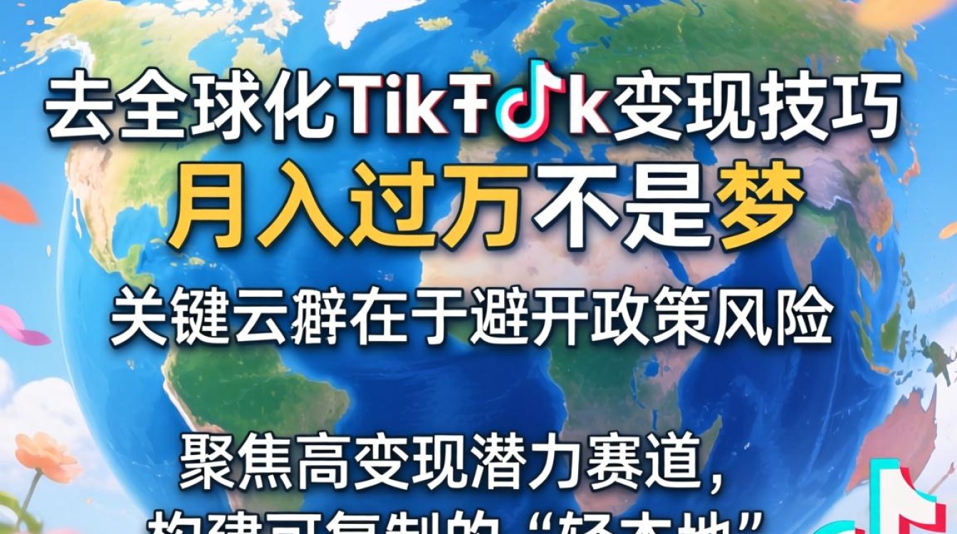 TikTok去全球化变现技巧月入过万
