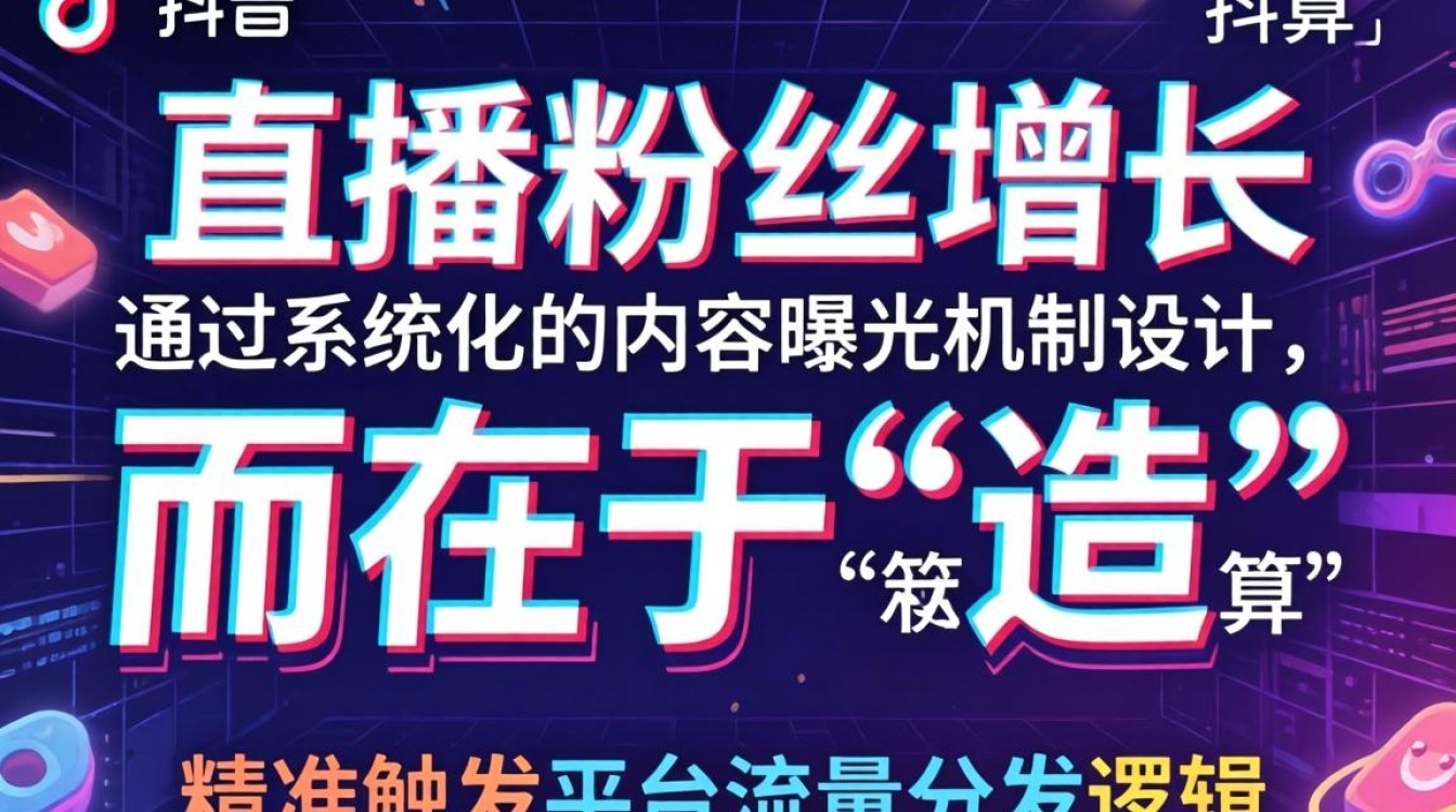 抖音直播粉丝怎么算的多?抖音直播涨粉快的曝光机制和实操方法 抖音直播涨粉快的曝光机制和实操方法