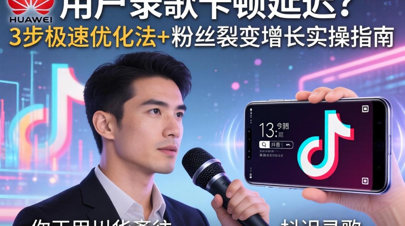 华为抖音录歌延迟怎么办?华为手机抖音录歌延迟解决方法及粉丝增长运营秘籍 华为手机抖音录歌延迟解决方法及粉丝增长运营秘籍