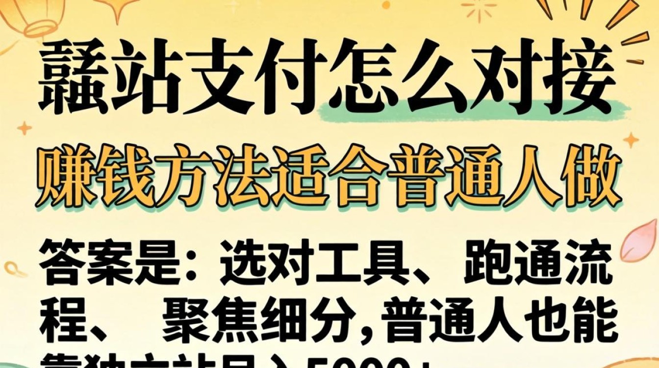 独立站支付对接流程及普通人赚钱方法